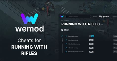 RUNNING WITH RIFLES Cheats & Trainers for PC .